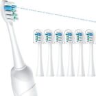 6 Pack Toothbrush Replacement Heads Compatible with WaterPik Sonic Fusion 2.0 Fl