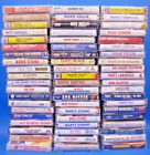 Lot of 60 cassette tapes Country Stars Garth, George Strait, Alan Jackson, Reba+