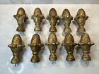 Pine Cone Curtain Rod Finial Screw In Curtains Hardware Gold 6