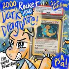 Pokémon 2000 Dark Dragonite Holo 1st Edition Rocket 5/82 Vintage PSA 9 MINT