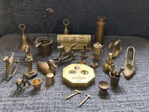 Vintage, Small Brass Collectibles Lot