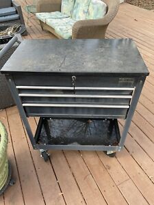 Rolling Tool Chest with 4-Drawer Tool Box with Wheels Multifunctional Tool Cart