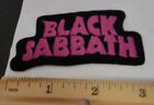 Black Sabbath Band Logo Embroidered Iron/Sew On Patch