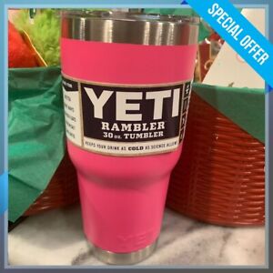 YETI 30 oz. Rambler Tumbler with MagSlider Lid (Hot Pink)