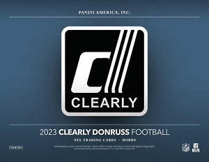 2023 Panini Clearly Donruss Football Hobby Box (Presell) - Release 5/8/24