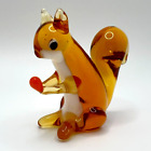 Murano Glass Handcrafted Unique Art, Lovely Big Size Squirrel Figurine, Size 2
