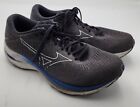 Mizuno Wave Rider 25 Grey & Blue Athletic Running Shoes Men's Size 12 2E Wide