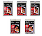 (5-Pack) Ultra Pro One Touch Magnetic Trading Card Holder Regular 35pt w/ UV