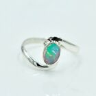 Ethiopian Opal Ring 925 Sterling Silver Statement Handmade Ring All Size B299