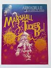 Vintage Rare 1975 Marshall Tucker Band Armadillo World Poster By Danny Garrett