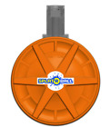 SPLAT-R-BALL Orange 800 Round Water Bead Drum Magazine