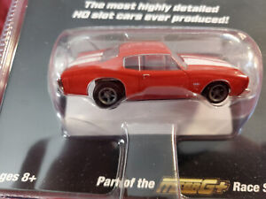 AFX Mega G+ Red 1970 Chevelle SS454 Clear Collector HO Slot Car #22043 Free Ship