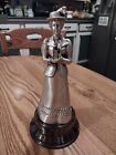 Vtg 1985 - 1986 Avon Lady Award Sales Increase Trophy Metal Mrs. Albee Excellent