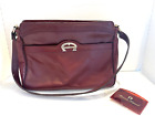 Vintage  Etienne Aigner Oxblood Leather Purse With Mirror