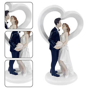Romantic Cake Topper Wedding Bride And Groom Figurines Cake Resin Decoration