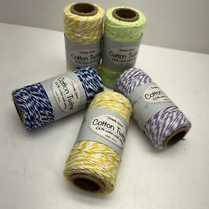 5 Rolls Of Simply Home Cotton Twine Craft String