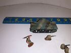 1/72 WW2   Japanese CHI-NU Tank  and  9 figures.  built & painted.