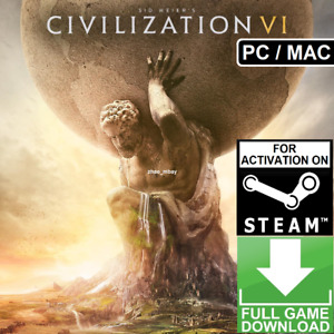 Sid Meier’s Civilization VI 6 PC & MAC STEAM KEY GLOBAL FAST DELIVERY! civ 6