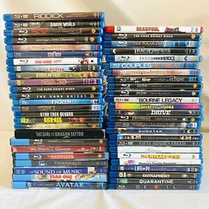 Huge Blu-ray Lot (50) Movies Action Adventure Drama Comedy Horror Kids 1 SEALED