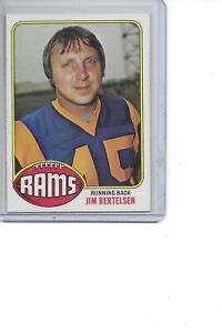 New Listing1976 Topps Jim Bertelsen Los Angeles Rams Football Card #493