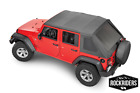 Complete Frameless Soft Top with Hardware for 2007-2017 Wrangler Unlimited JK (For: Jeep)