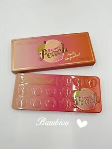 Too Faced Sweet Peach Eyeshadow Palette New With Box