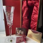 Waterford Two Turtle Doves  12 Days of Christmas Crystal Flute- Lismore Edition