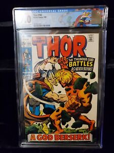 Thor 166 CGC 7.0, 2nd Full App of HIM - Warlock! Marvel Comics 1969