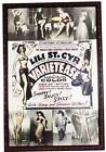 1954 Film VARIETEASE Poster - Lili St. Cyr, Betty Page, Monica Lane Colorized