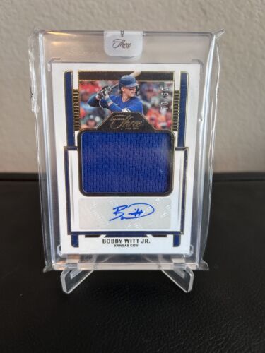 New Listing2023 Bobby Witt Jr Patch Auto Panini Three And Two MLB