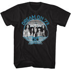 Aerosmith Dream On Tour 1973  Freedom Wings Men's T Shirt Rock Band Music Merch