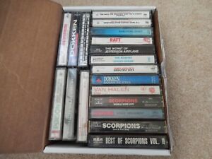 Classic Rock Cassette Tape Lot Springsteen Dokken Ratt Mccartney Scorpions