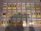 Pokemon PSA Graded Card Lot: 49 WOTC Base Set, Jungle & Fossil 1st Edition Slabs