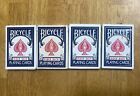 Vintage Bicycle 808 Poker Rider Back Playing Cards Made In USA 4 Full Decks