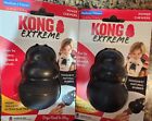 2 Extreme KONG Dog Toys - KONG Extreme Dog Rubber Chew Toy - Medium, Black