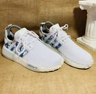 SALE!! Adidas NMD R1 Cloud White Blue Floral Print Sneakers Shoe Sz 6.5 Women’s