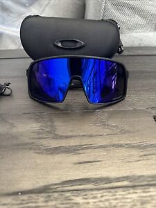 Oakley Sutro Sapphire Prizm Lenses Men's Sunglasses - Polished Black￼
