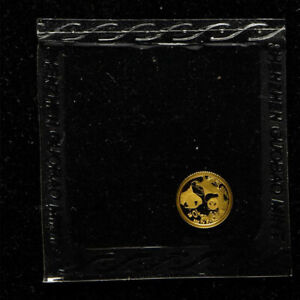 2021 China Panda Coin 10 Yuan 1g Au.999 Panda Gold Coin