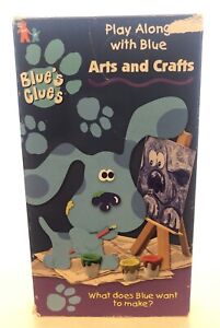 Blue’s Clues Arts And Crafts VHS Tape 1998 Nick Jr. Orange Tape
