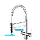 ROLYA Spring Pull Down 3 Way Kitchen Faucet Water Filtered Sink Mixer Tap