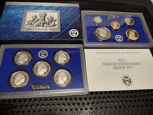 2022 S Clad Proof American Women Quarter Set with BOX AND COA