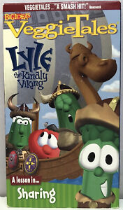 VeggieTales Lyle Friendly Viking VHS Video Tape BUY 2 GET 1 FREE! Christian Kids