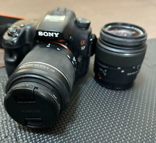 Sony Alpha SLT-A57 16.1MP Digital SLR Camera  Double Lens Kit Express delivery