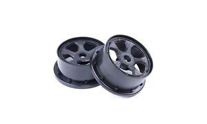 Front Wheel Rim Black Plastic Fit for 1/5 HPI Baja 5B 5T 5SC