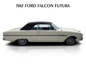 1963 Ford Falcon Futura Convertible NEW METAL SIGN: 9x12  Ships Free