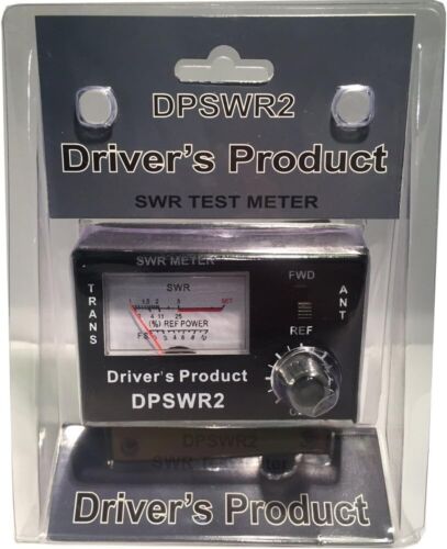 Driver's Product SWR Meter for CB Radio Antennas Heavy Duty Metal - with SO-239