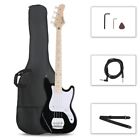 Glarry 4 String 30in Short Scale Thin Body GB Electric Bass Guitar with Bag Stra