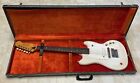 Vintage 1960s Gibson Kalamazoo White Electric Guitar In Fender Mustang Case