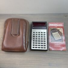 Vintage 70’s Texas Instruments TI-30 Slide Rule Calculator W/ Case & Manual READ
