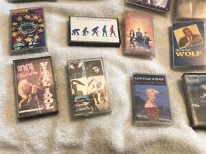 Rock, Blues And Pop Cassette Tapes; 60’s, 70’s, 80’s,90’s